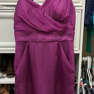 On shoulder cocktail dress